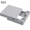  86mm 2 Port FTTH Fiber Optic Faceplate